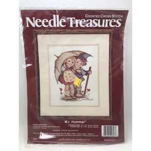 Needle Treasures M.I. Hummel Sunny Weather Counted Cross‎ Stitch 02607 8” X 10”